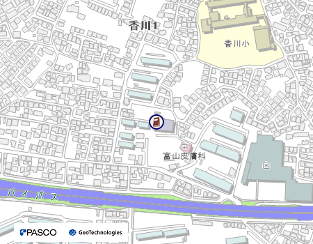 図書館香川分館の地図