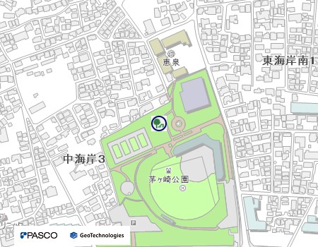 茅ヶ崎公園の地図