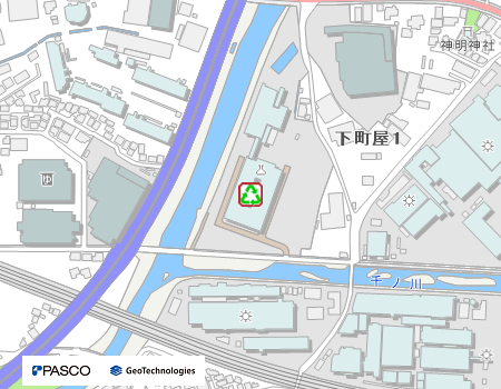 神奈川県衛生研究所の地図