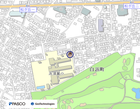 浜須賀児童クラブ（おおなみクラブ）の地図