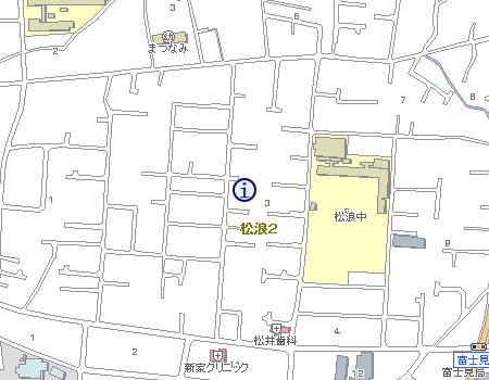 松浪二丁目の地図