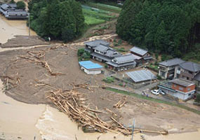 洲本市山手（がけ崩れ災害）
